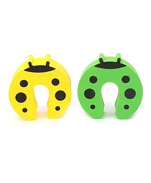 Cutez Door Guards Medium Yellow and Green - Pack Of Two