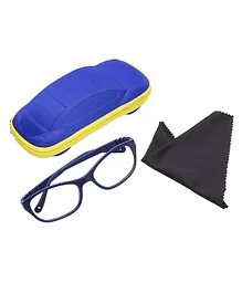 Vink Rectangle Flex Blue Ray Protection Glasses For Age 5 to 10 Years - Blue
