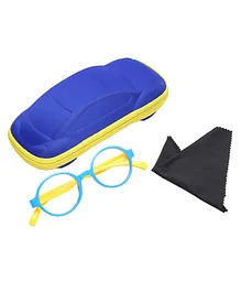 Vink Round Blue Ray Protection Glasses For Age 5 to 10 Years - Blue