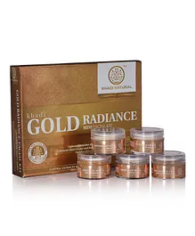 Khadi Natural Gold Radiance Mini Facial Kit - 15 gm each