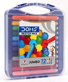 Doms Jumbo Sketch 12 Shades - Multicolor