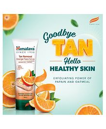 Himalaya Tan Removal Orange Face Scrub - 100 gm