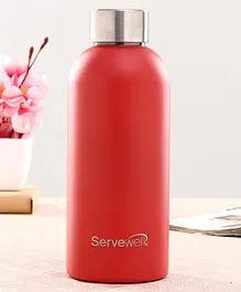 Servewell Single Walled Bottle Red - 675 ml