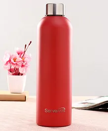 Servewell Single Walled Bottle Red - 900 ml