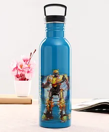 Servewell Striker Single Wall Bottle Transformers Print Blue - 800 ml