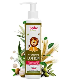 BabyOrgano Baby Lotion for Skin Nourishment with Shea Butter- 200ml