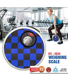 Easy Care Round Manual Weighing Scale Monitor with Handle to Carry - 150 kg Capacity
