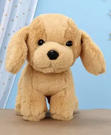 Dimpy Stuff Puppy Soft Toy Brown - Length 24 cm