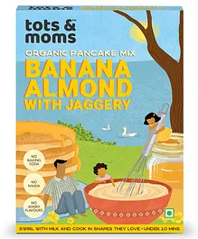 Tots & Moms Banana Almond Pancake Mix - 250 gm
