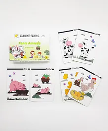 Summer Stories Farm Animals Flash Cards - 22 Cards