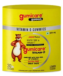 Nature Vedic Gumicare Vitamin D Gummies Lemon Flavour - 30 Gummies