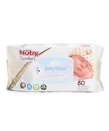Nuby Stay Clean Baby Wipes 80 Pieces