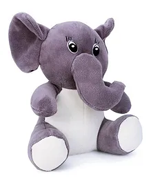 Toyingly Sitting Elephant Soft Toy Purple - Height 21 cm