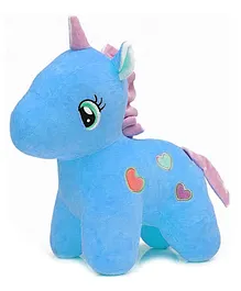 Toyingly Unicorn Soft Toy Blue - Height 25 cm