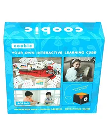 Coobic Interactive Learning Cube With Learning Tablet & Charger Starter Pack  - Blue