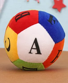 Dimpy Stuff Colorful Soft Ball Alphabets Soft Toy Multcolor - Circumference 14 cm