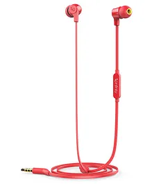 JBL Wynd 300 in-Ear Flat Cable Headphones with Mic - Red