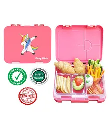 Eazy Kids 6 & 4  Convertible Bento Lunch Box - Pink