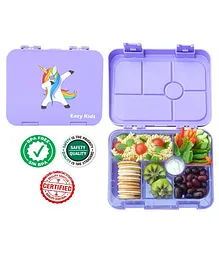 Eazy Kids 6 & 4  Convertible Bento Lunch Box - Purple