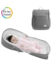 Sunveno Portable Baby Bed Cum Bag - Grey