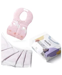 Sunveno Disposable Baby Bibs Pack Of 20 - Pink