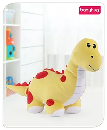 Babyhug Dinosaur Soft Toy Yellow - Height 28 cm 