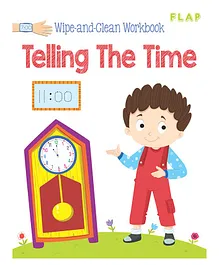 Harper Collins Flap Wipe & Clean Telling The Time Workbook - English