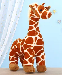 Play Toons Giraffe Soft Toy Brown - Height 32 cm
