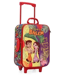 Bags and Baggage Chhota Bheem Trolley Bag - Multicolor
