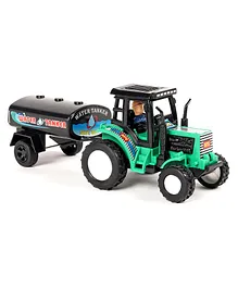 Shinsei Pull Back Deluxe Water Tanker Tractor - Green