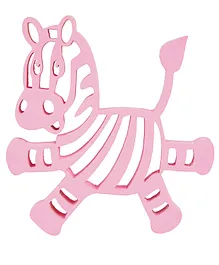 Cria Wooden Toys Wooden Zebra Toy - Pink 