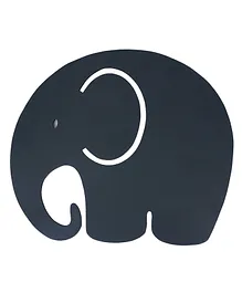 Cria Wooden Baby Elephant Chalkboard - Navy Blue