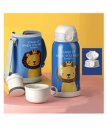 StarAndDaisy Stainless Steel Insulated Thermos Blue - 550 ml