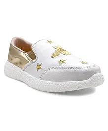 KazarMax Star Design Sneakers - White