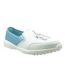 KazarMax Color Blocked Embroidered Shoes - Pink