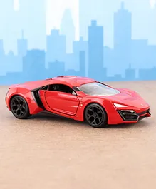Jada Toys Lykan Hypersport Fast & Furious Die Cast Free Wheel Car - Red 