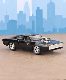 Jada Toys Fast & Furious Die Cast Free Wheel 1973 Barracuda Toy Car - Black