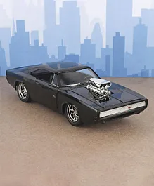 Jada Toys Fast & Furious Die Cast Free Wheel 1970 Dodge Charger Street Car - Black
