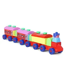Tower's Train Building Blocks Toy Multicolour - 12 Pieces