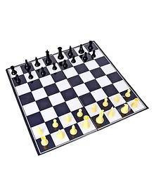 Tower's Tournament Magnetic Chess Board - Black White
