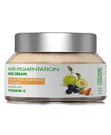 Organic Harvest Anti-Pigentation Face Cream 100% Certified Organic Paraben & Sulphate Free - 50 g