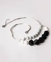 Charismomic Black to Basics Teething Jewellery - White