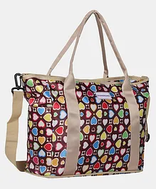 Charismomic Multicolor Four Clover Diaper Tote Bag - Multicolor