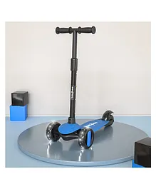 Baybee Alpha Glide 3 Wheel Scooter with LED Wheels - Blue
