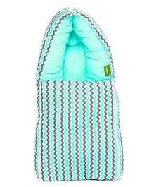 Baybee 3 in 1 Baby Sleeping Bag Cum Carry Bed - Green