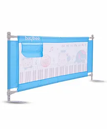 Baybee Portable Adjustable Bed Rail Guard for Baby - Blue
