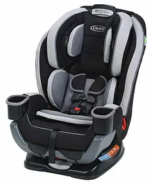 Graco Extend2Fit 3 in 1 Ride Rear Facing Infant to Toddler Car Seat with 10 Years of Use Janey - Grey & Black