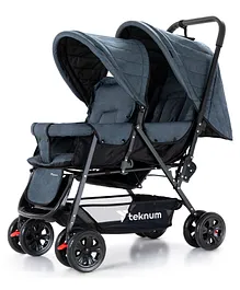 Teknum Story by Teknum Double Baby Stroller - Grey 