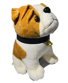 Toyingly Bull Dog Soft Toy Multicolor - Height 20.32 cm