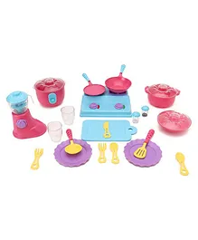 Giggles Role Play Complete Kitchen Set of 29 Pieces - Multicolor